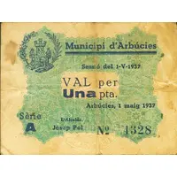 1 Peseta Arbúcies