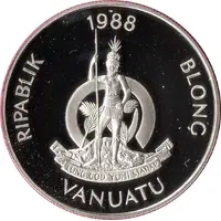 50 Vatu XXIV Summer Olympics