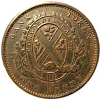 1 Penny / 2 Sous City Bank