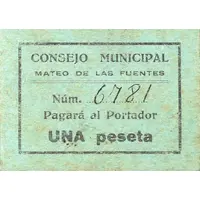 1 Peseta Mateo de las Fuentes
