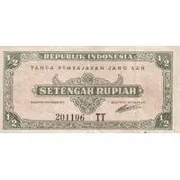 1/2 Rupiah ORI I