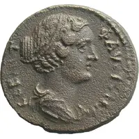 Æ20 - Faustina II ΠΑΛΑΙΟΠΟΛΕΙΤΩΝ