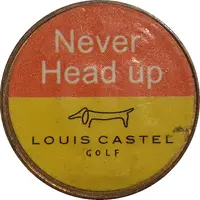 Token - Louis Castel Golf Ball Marker Advertising Token