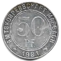 50 Pfennig - Marbach Friedrich Schiller