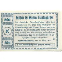 20 Heller Prambachkirchen