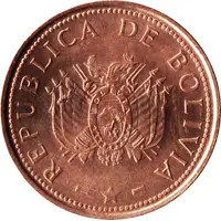 10 Centavos Type 2 denomination letter