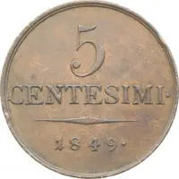 5 Centesimi - Francis Joseph I