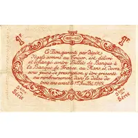 1 Franc - Chambre de Commerce du Mans 72