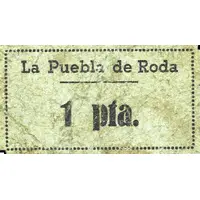 1 Peseta La Puebla de Roda