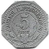 5 Pfennig - Unter-Peissenberg