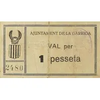 1 Peseta La Garriga