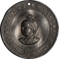 Medal - Victoria Golden Jubilee, St. Martin