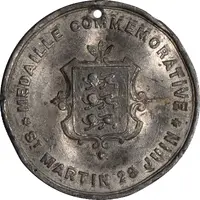 Medal - Victoria Golden Jubilee, St. Martin