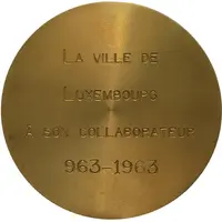 Medal - La ville de Luxembourg à ses collaborateurs