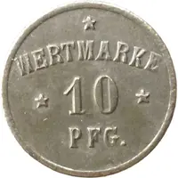 10 Pfennigs - Essen Automaten Halle H. Gräfe