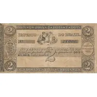 2 Mil Réis Thesouro Nacional, 1st print