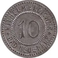 10 Pfennig - Bad Neuenahr Wilhelm Broicher