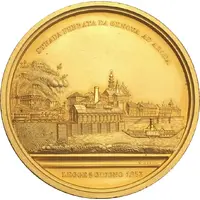 Medal - Opening of the train line Genua to Arona