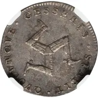 ½ Penny - James Stanley Pattern; Silver