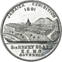 Medal - Victoria Jamaica International Exhibition, H. Jenkins