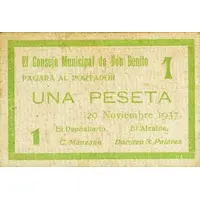 1 Peseta Don Benito