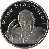Medal - Franciscus Madrid Cathedral, steel