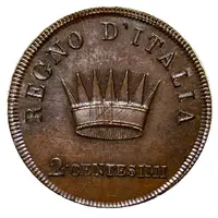 2 Centesimi - Napoleon I Pattern strike