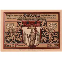 25 Pfennig Sparkasse