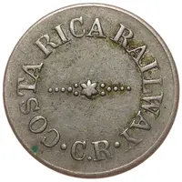 10 Centavos Costa Rica Railway