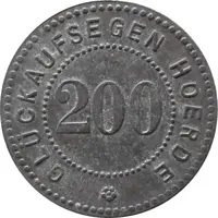 200 Pfennig - Hörde Glückaufsegen