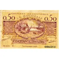 50 Centimes - Chambre de Commerce de La Rochelle 17