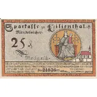 25 Pfennig Sparkasse