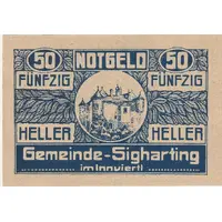 50 Heller Sigharting