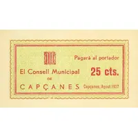 25 Céntimos Capçanes