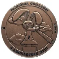 Medal - A kockás fülű nyúl The cube eared rabbit