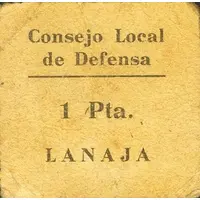 1 Peseta Lanaja