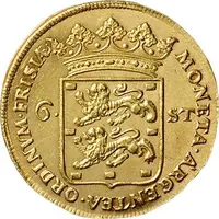 6 Stuivers 'Rijderschelling' Gold