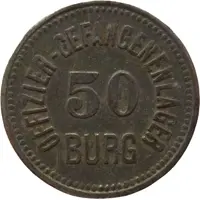50 Pfennig - Burg Offizier Gefangenenlager