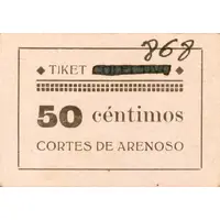 50 Céntimos Cortes de Arenoso