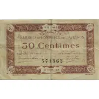 50 Centimes - Chambres de Commerce de l'Aveyron [12]