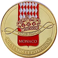 Token - Souvenirs et Patrimoine Le rocher de Monaco