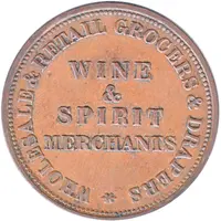 1 Penny - T. Butterworth and Co. Castlemaine, Victoria