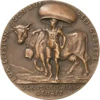 Award medal for services in the field of dairy farming