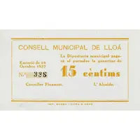 15 Céntimos Lloá