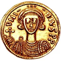 Solidus - Gisulf II in the name of Justinian II