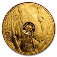 50 Rand Big Five Series II - African Elephant, 1/4 Oz
