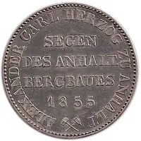 1 Thaler - Alexander Charles Ausbeute