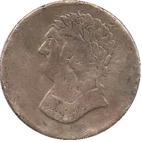 1/2 Penny - Original Bust and Harp