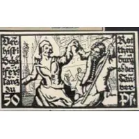 50 Pfennig Fritz Merbach, Schafhof