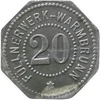 20 Pfennig - Warmbrunn Füllnerwerk